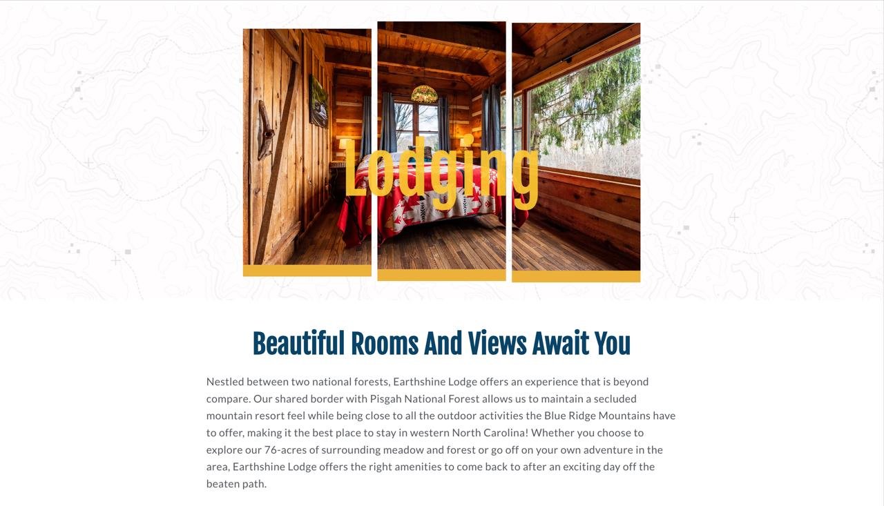 Cozy lodging at Earthshine Lodge with scenic views and rustic interiors