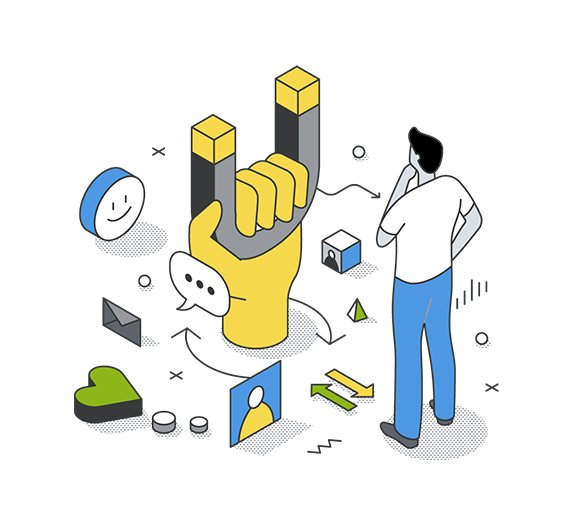 Customer Retention Strategy Illustration